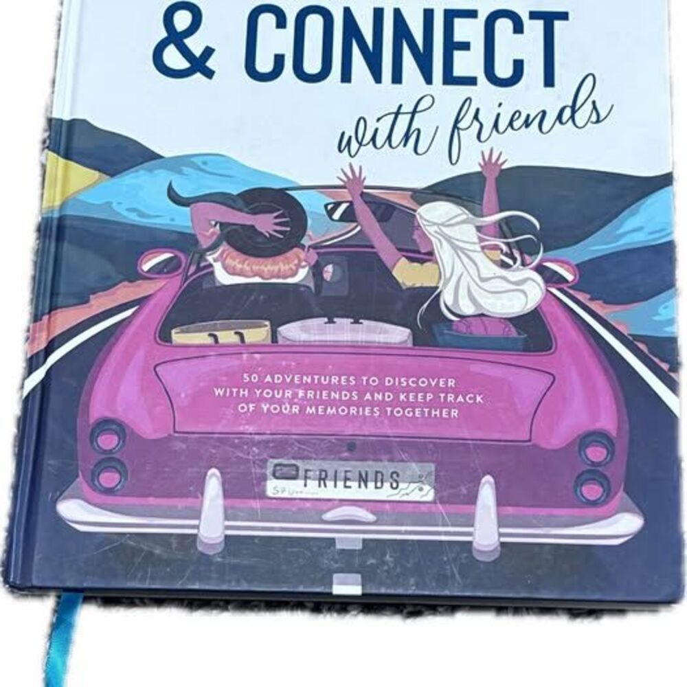 Explore & Connect with Friends Hardcover Adventure Journal New